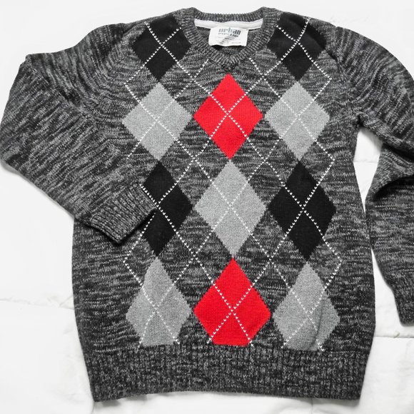 Sweaters - FREE WITH PURCHASE FROM CLOSET Argyle V-Neck Sweater